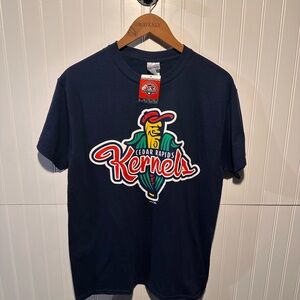 Navy Blue Cedar Rapids Kernels Tee - Minor League Baseball - Medium